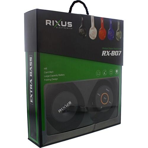 Rixus RXB07 kabellose Stereo-On-Ear-Kopfhörer Extr