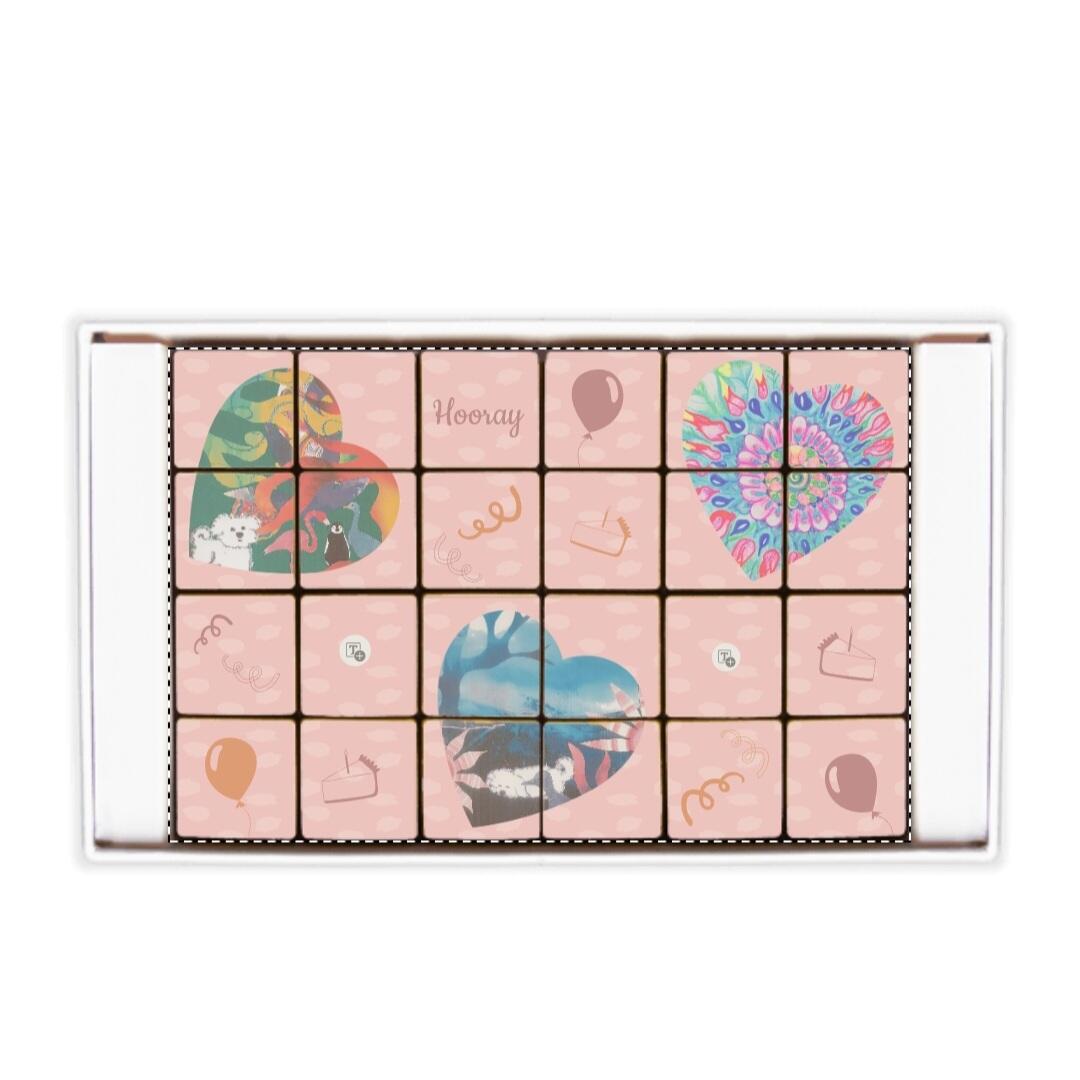 Candy Hearts Schokoladen Puzzle