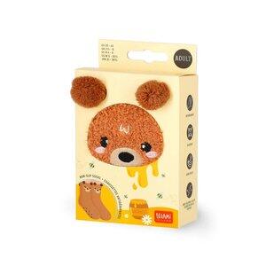 CS0008: NON-SLIP SOCKS - IT'S A MATCH! - TEDDY BEAR