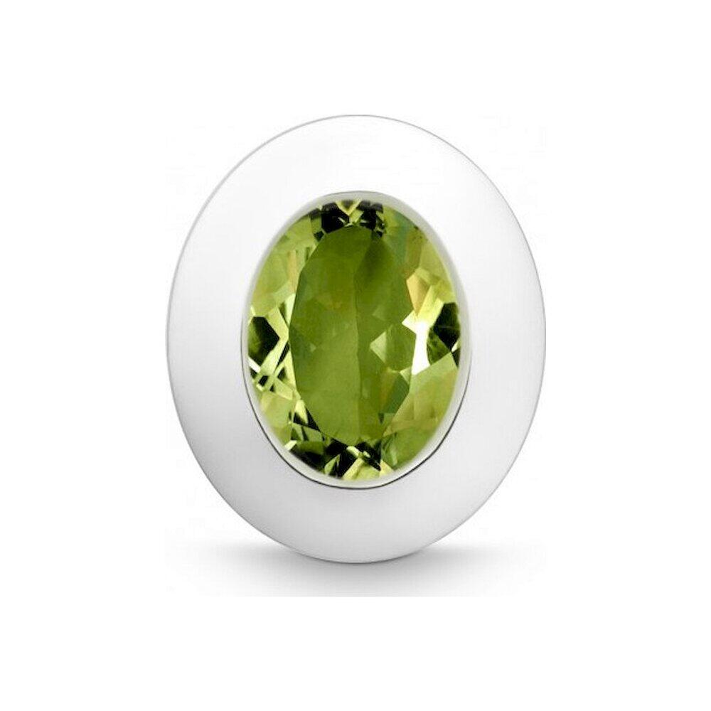 QUINN - Pendant for Women - Silver 925 - Gemstone - Peridot - 24250947