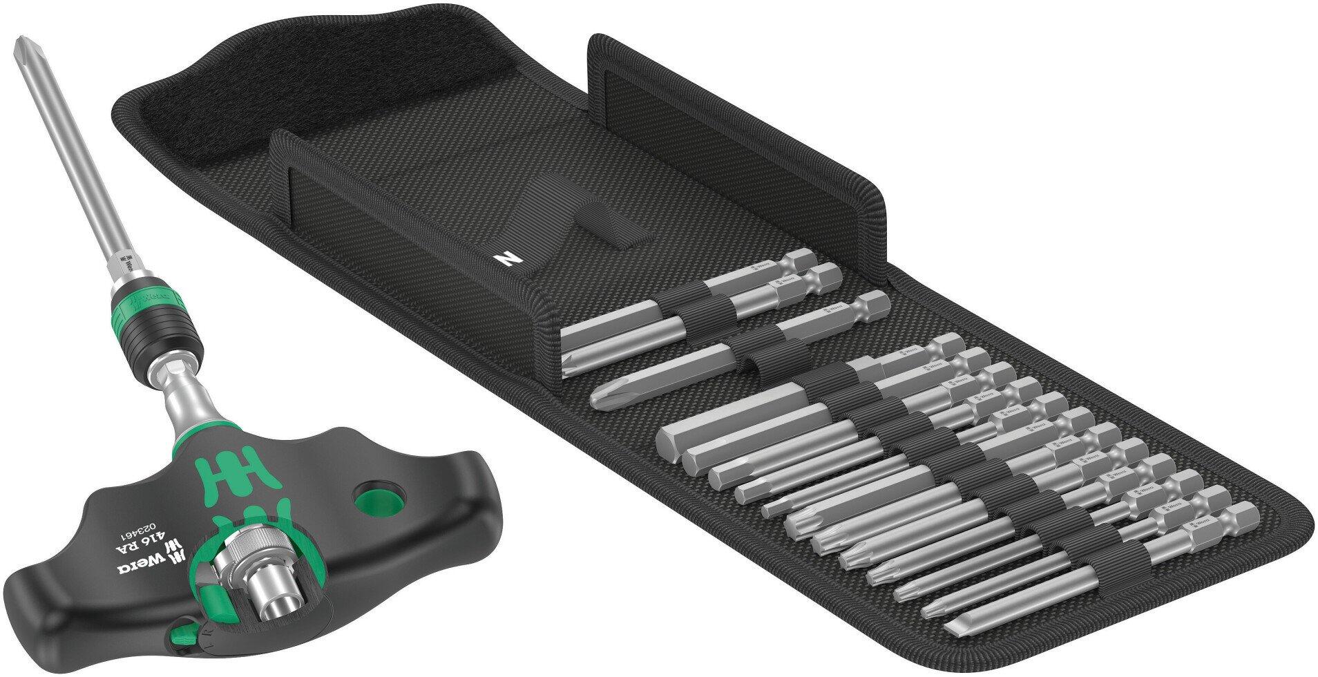 Wera set de tournevis Kraftform Kompakt 400 RA Set 1 17 pièces