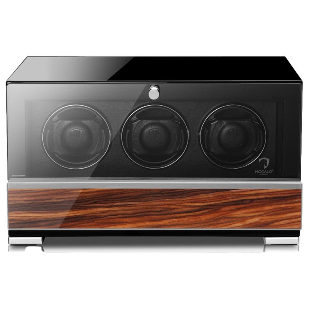 Modalo - 3303 615S - Uhrenbeweger für 3 Uhren - Clasico Premium Palisander