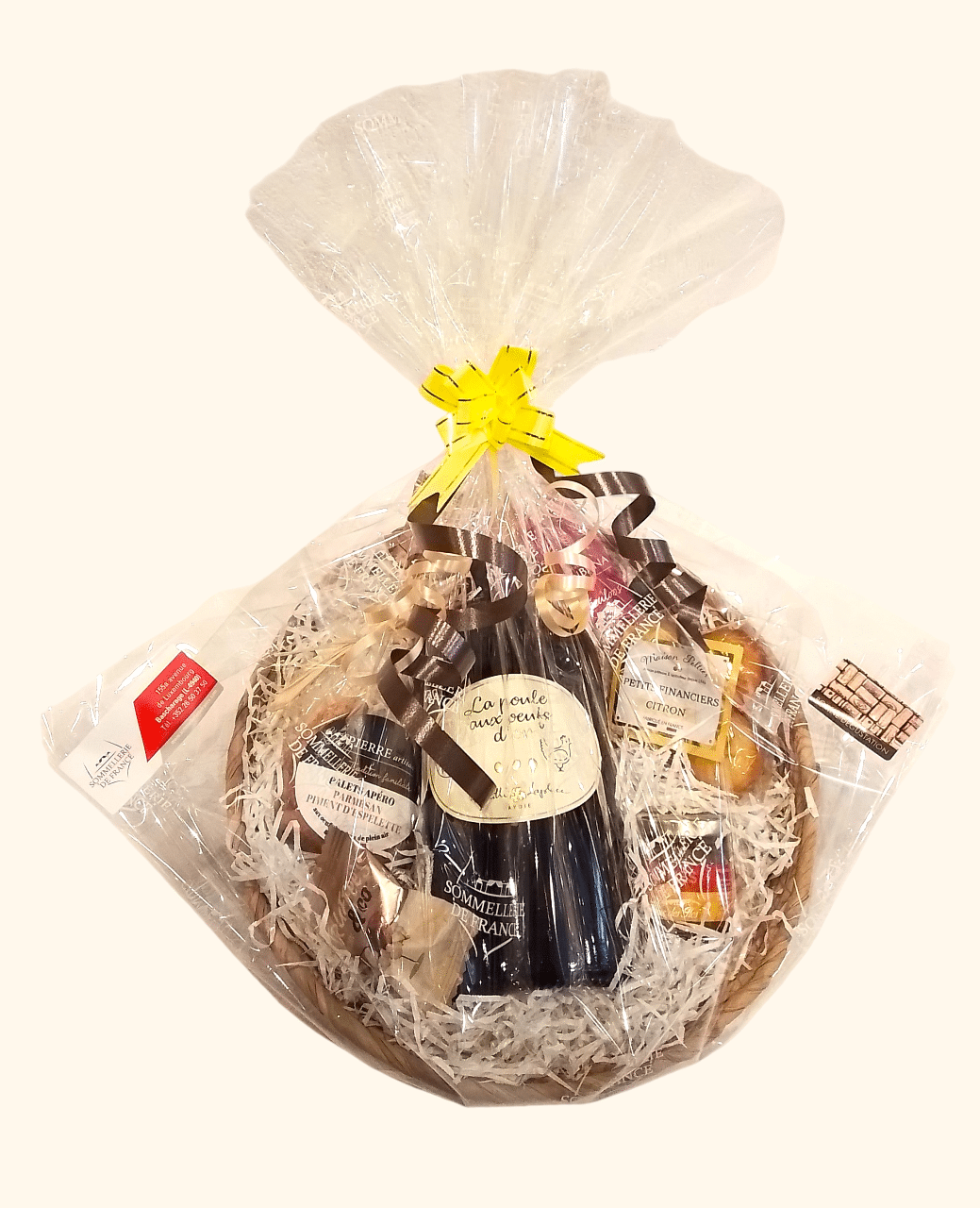 Geschenkkorb / Präsentkorb \"Poule aux Oeufs d'Or \"