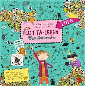 Pantermüller, Alice/Kohl, Daniela: Lotta-Leben Broschurkalender 2026 Bunt illustrierter Kinderkalender mit Comics aus den Bestsell