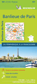 Michelin - Carte - Banlieue de Paris 101