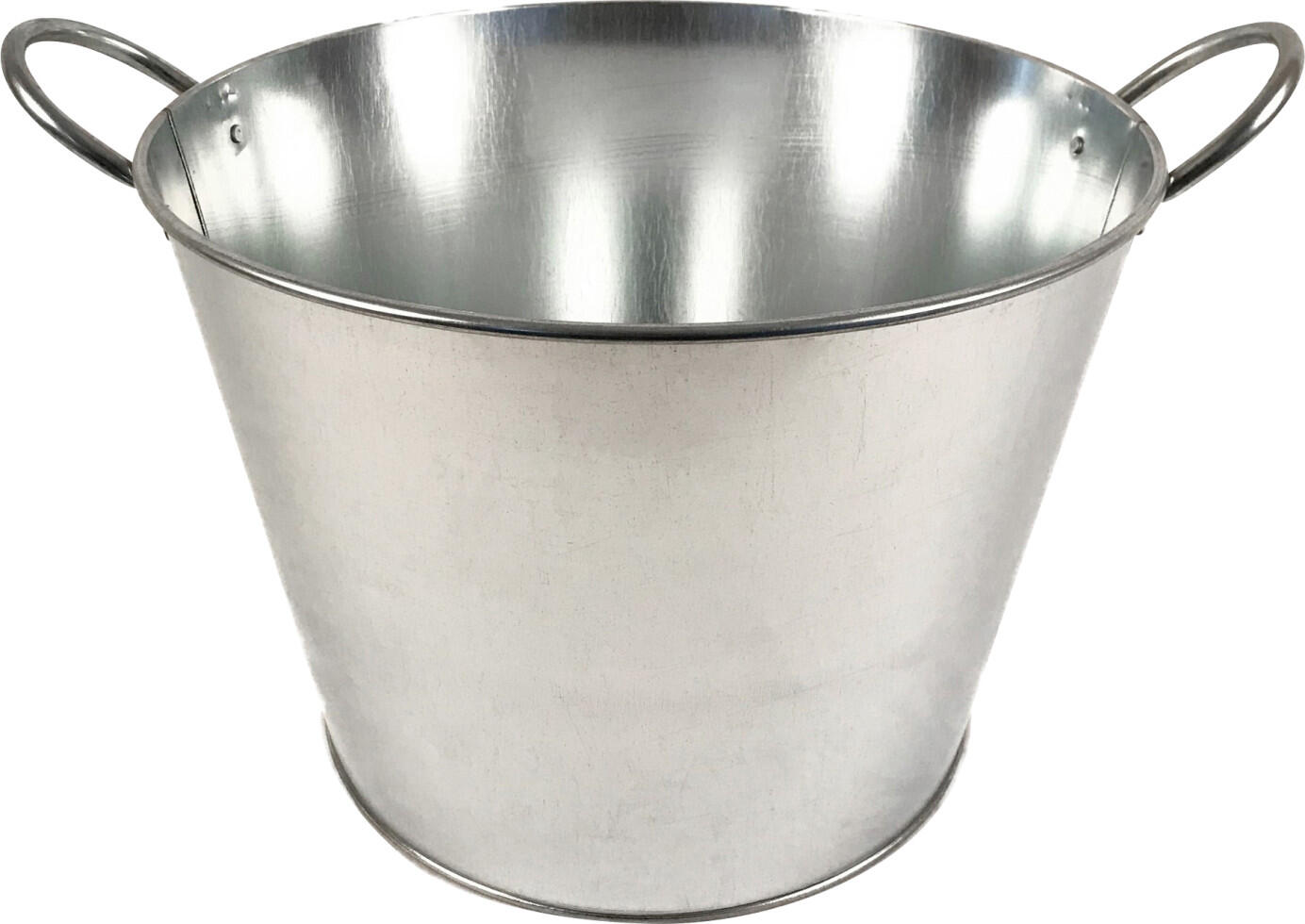 Kübel High Ø 40 x 35 cm silver