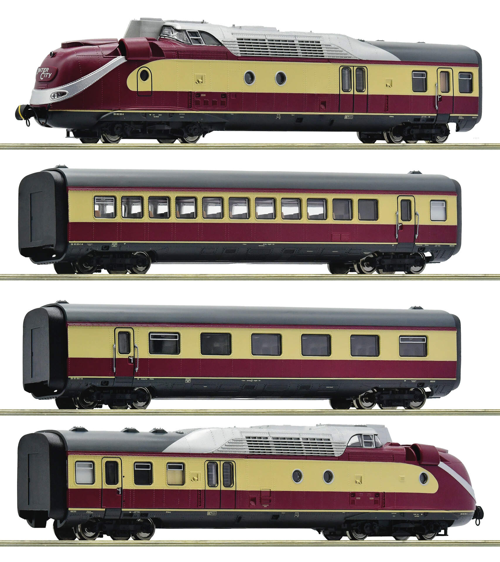 H0 Roco 44703 Reisezugwagen 1. Kl. Serie 20000 Il FS Con LED AC ... - eBay