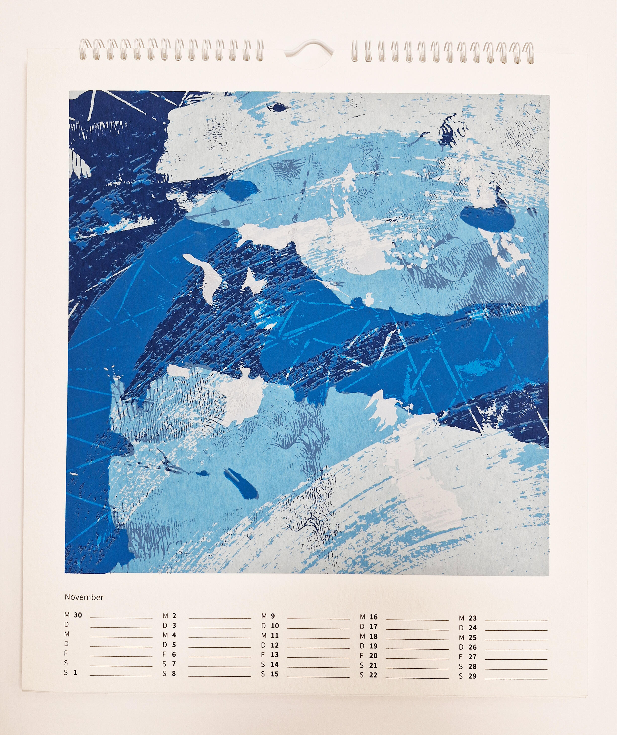 Calendrier pour l'année 2026 à suspendre.