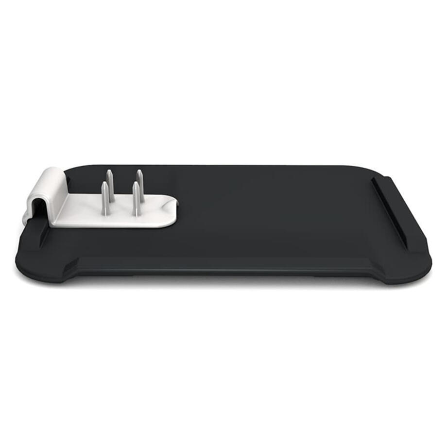 Planche a tartiner 28,5 x 21 cm, anthracite, clip avec pointes inclus
