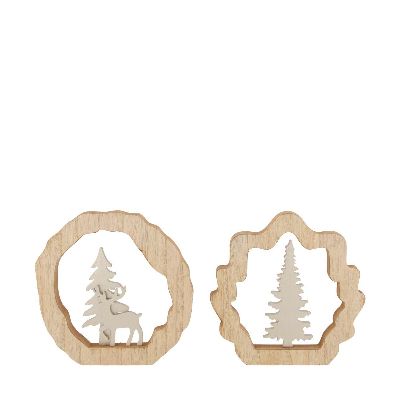 Dijk statue made of MDF wood, 19 x 1.8 x 19 cm