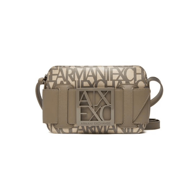 Sac camera case, sable marron, ARMANI EXCHANGE