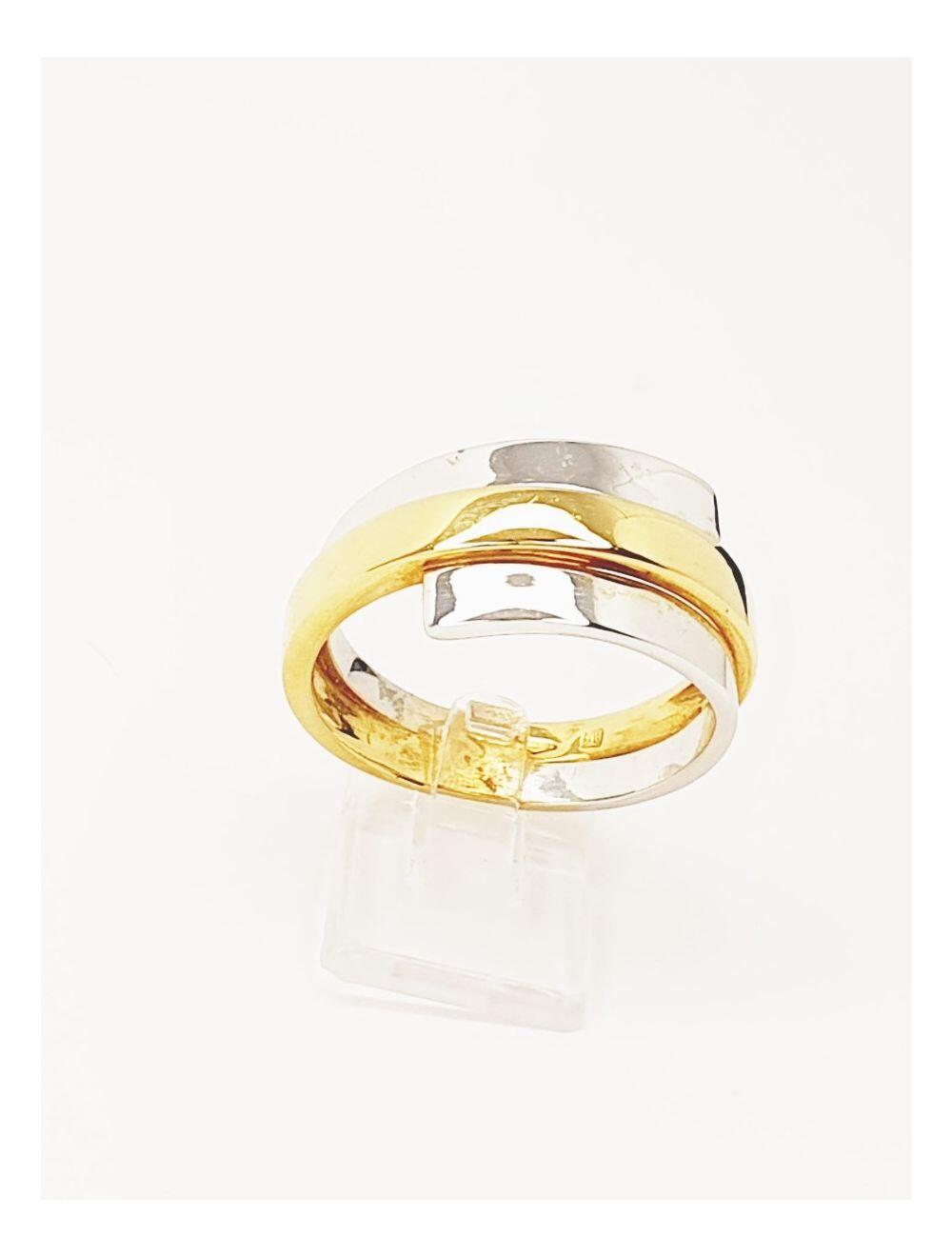 # Yellow and white gold ring
