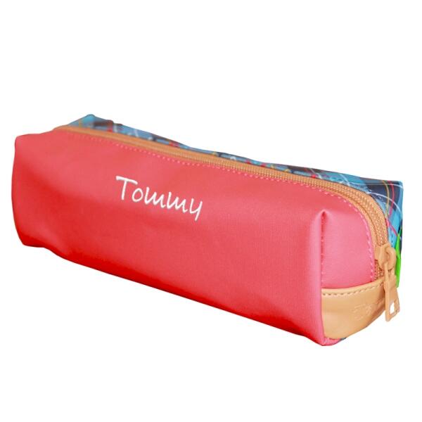 Tann's Tartan Rote Personalisierte Federmappe 