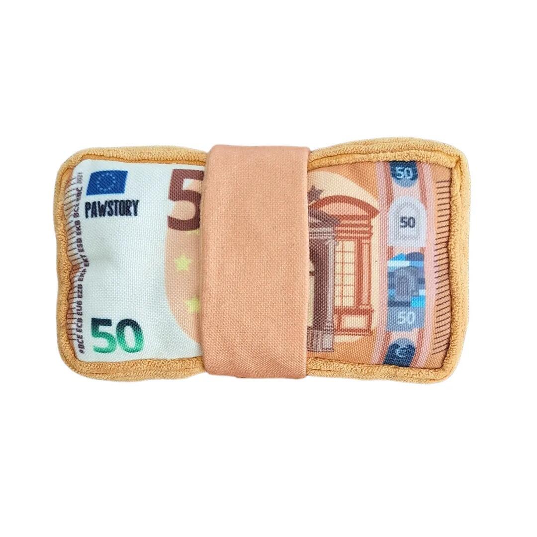 Pawsome Stacks on Stacks Plüsch-Quietschspielzeug für Hunde | Geldschein-inspiriertes Hundespielzeug | PawStory