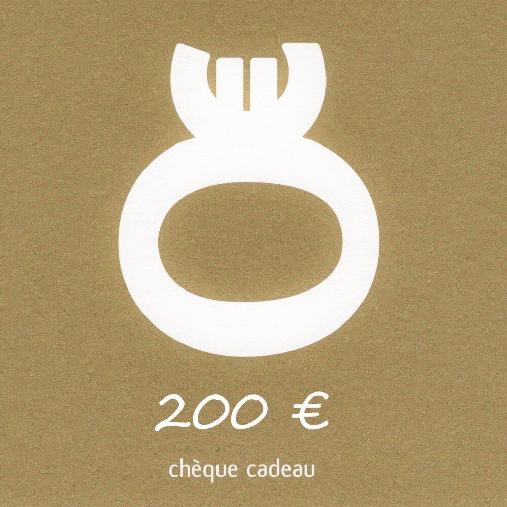 Gift card €200.
