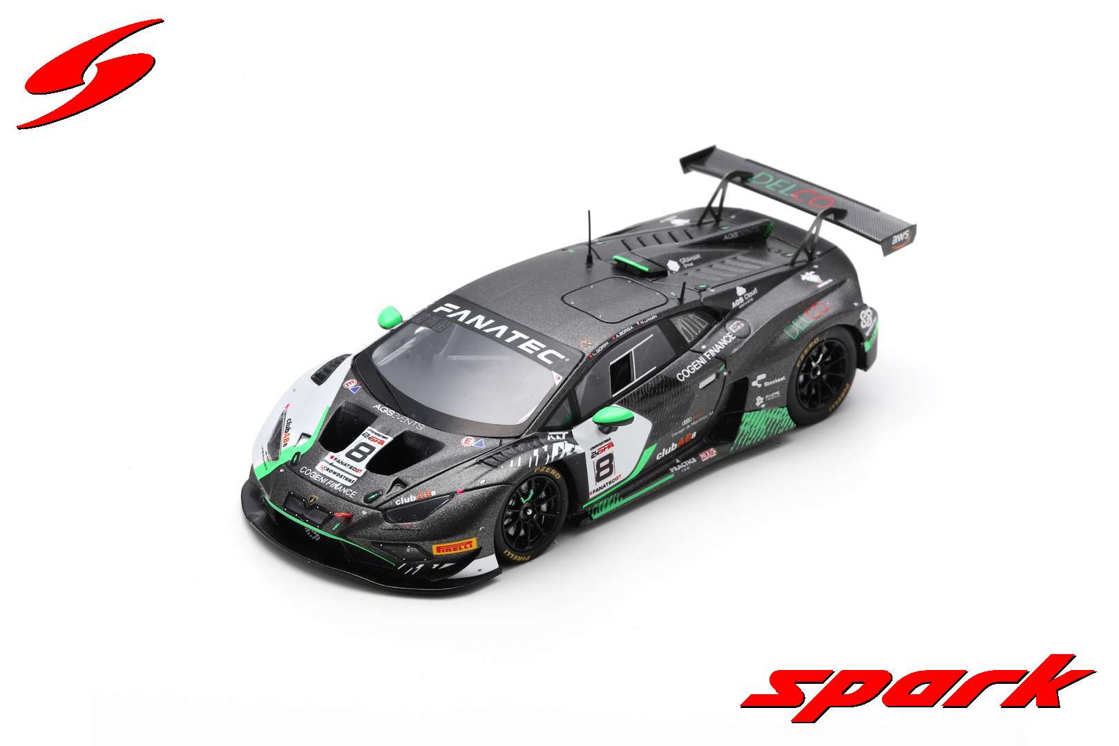Spark 1/43 Lamborghini Huracan GT3 EVO2 Iron Links 2024 Le Mans 24H #60 C. Schiavoni/M. Cressoni/F. Perera