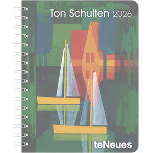 Schulten, Ton: Ton Schulten 2026 Diary, Maße (B/H): 16,5 x 21,5 cm, Buchkalender