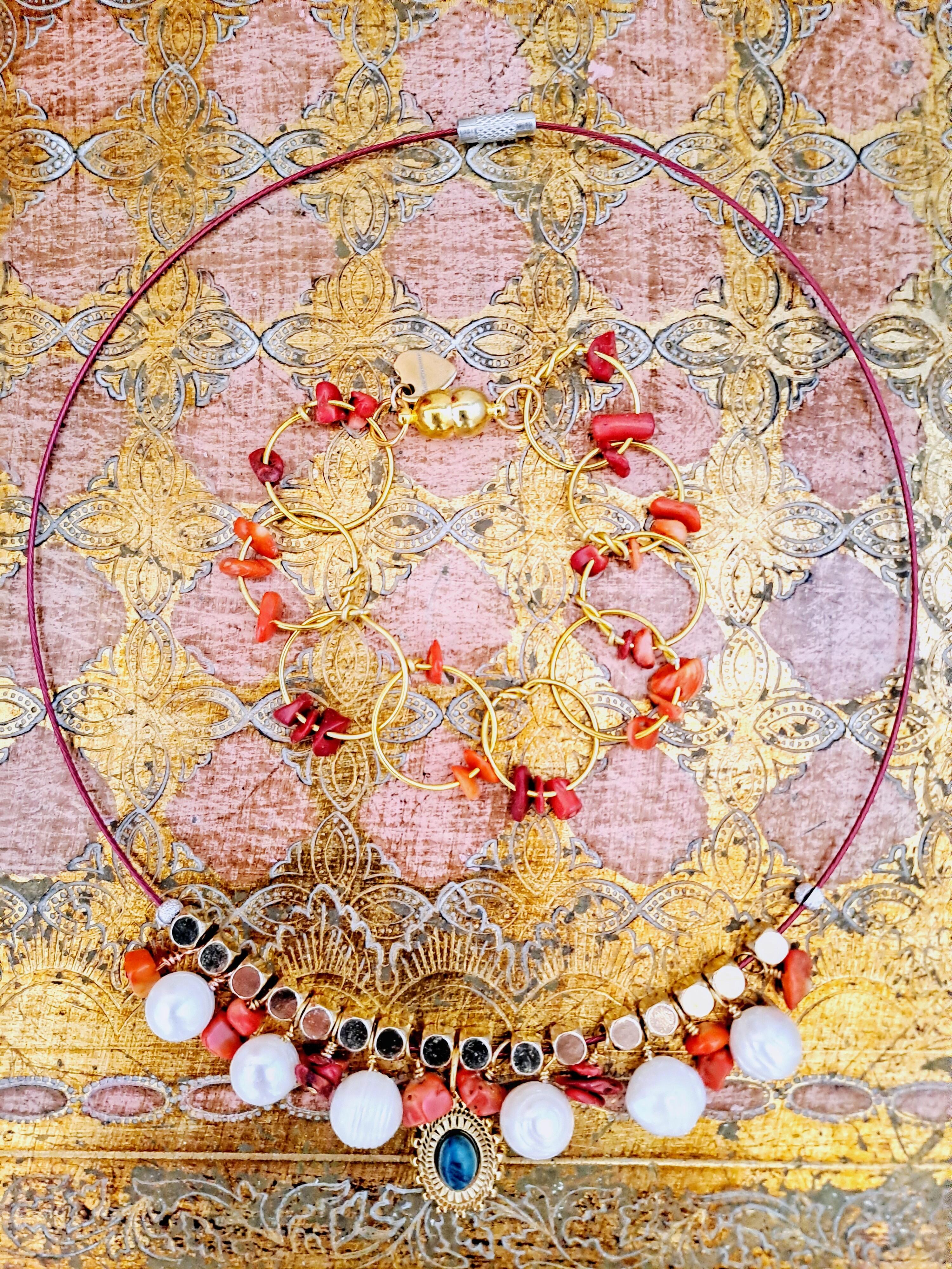 Reine des Cœurs – Ensemble de Bijoux