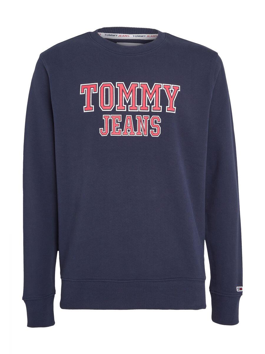 Großer Ausverkauf 2024! Tommy Jeans Pullover mit (C87) | Letzshop - M blau Logo 