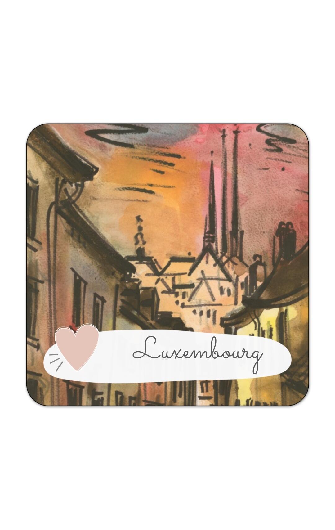 Luxembourg Pastel Dreams luxury coasters (set of 6)