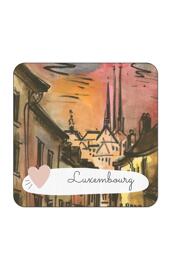 Coasters Artwork Gift Giving Luxembourg artists Buffet items Creative Academy
