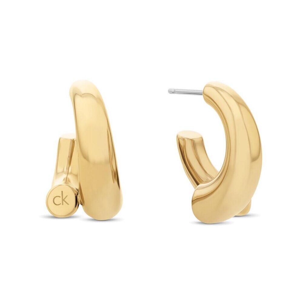 Calvin Klein - 35000765 - Earrings - Women's - Yellow Gold Plated
