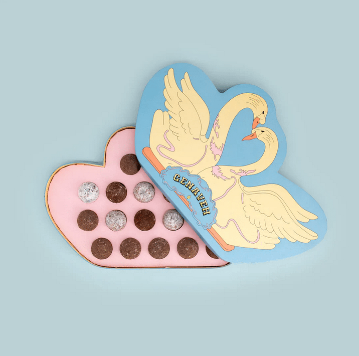 Schwanen-Geschenkset – collection Saint-Valentin