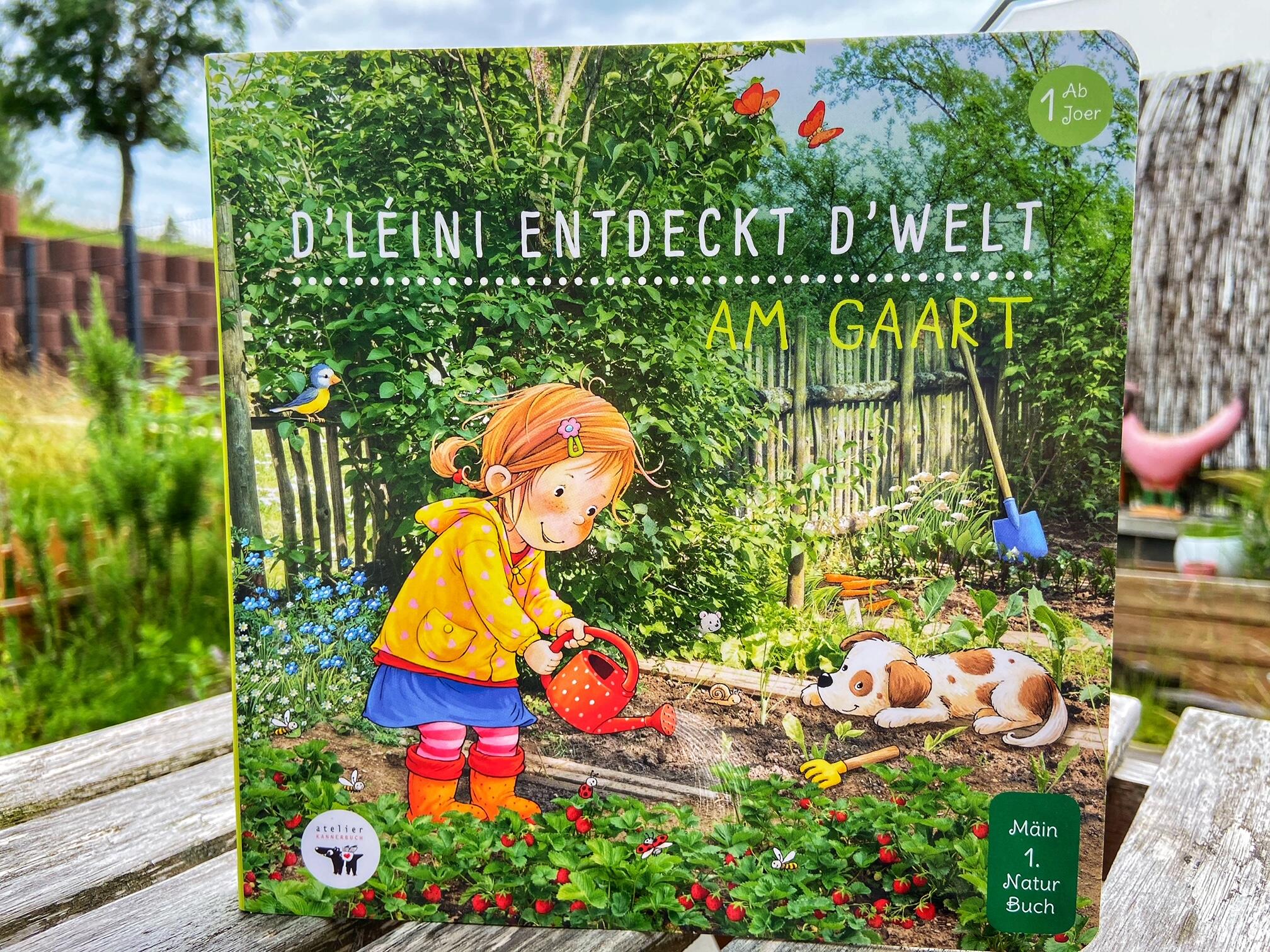 Pappbillerbuch: D'Léini entdeckt d'Welt am Gaart (Vun 1 - 6 Joer)