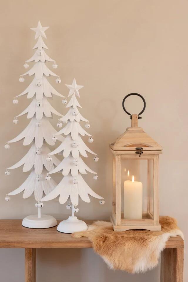 Iron White Christmas Tree - Small or Large (265797) (265798)