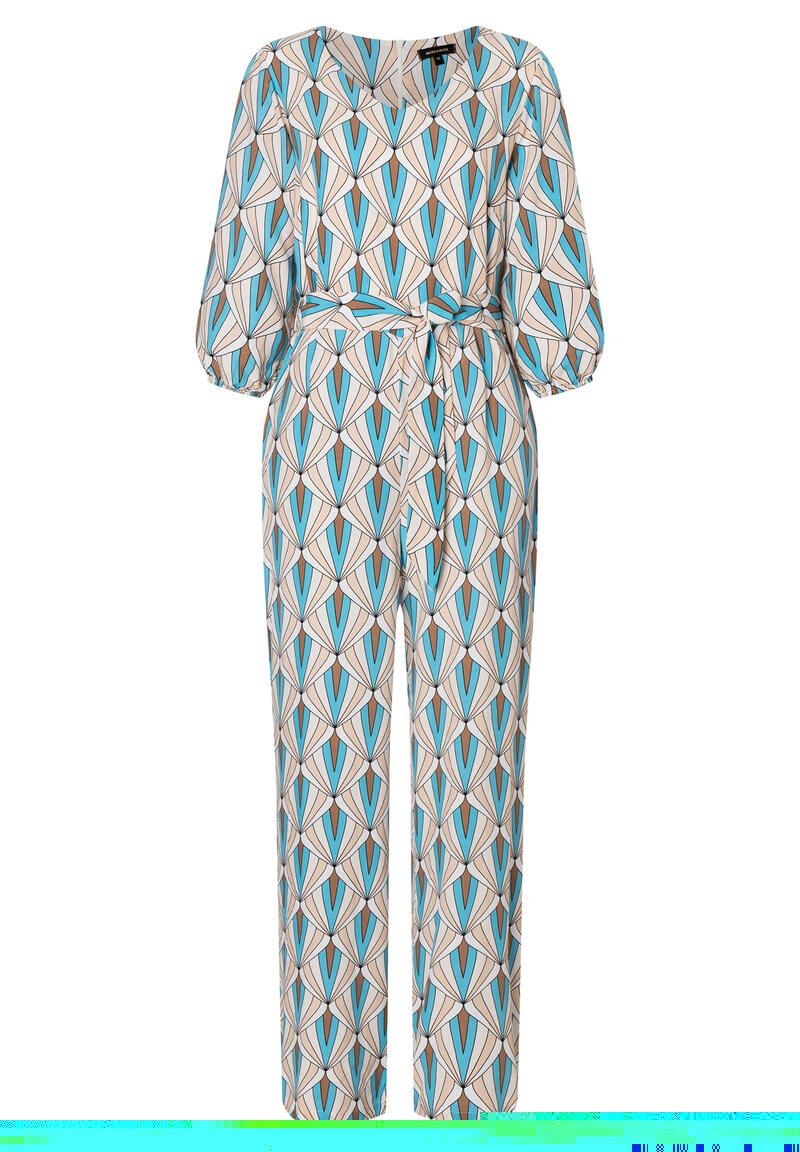Bedruckter Viskose-Jumpsuit