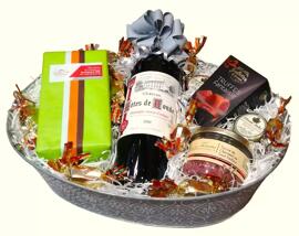 Food Gift Baskets Bordeaux Candy & Chocolate Mustard Canned Meats Sommellerie de France Bascharage