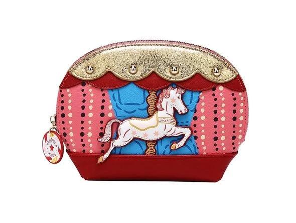 VENDULA LONDON HERITAGE EDWARDIAN PIER CAROUSEL COSMETIC BAG 