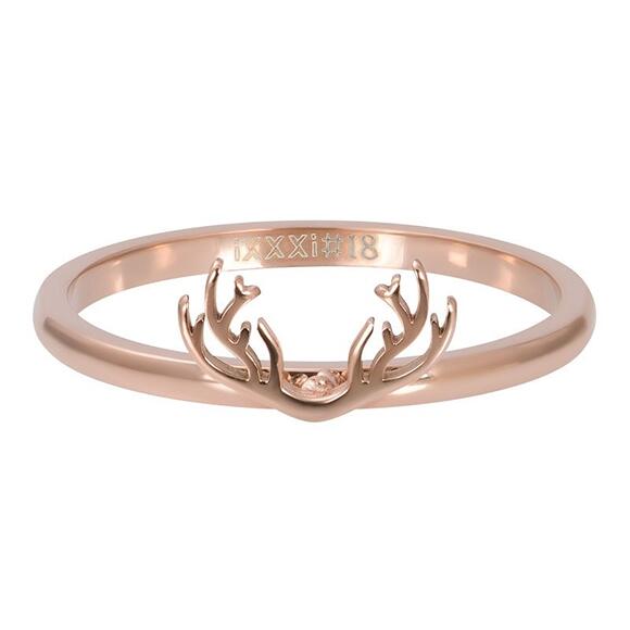 iXXXi IXXXI Fill Ring Ø17mm Antlers Rose Gold Letzshop