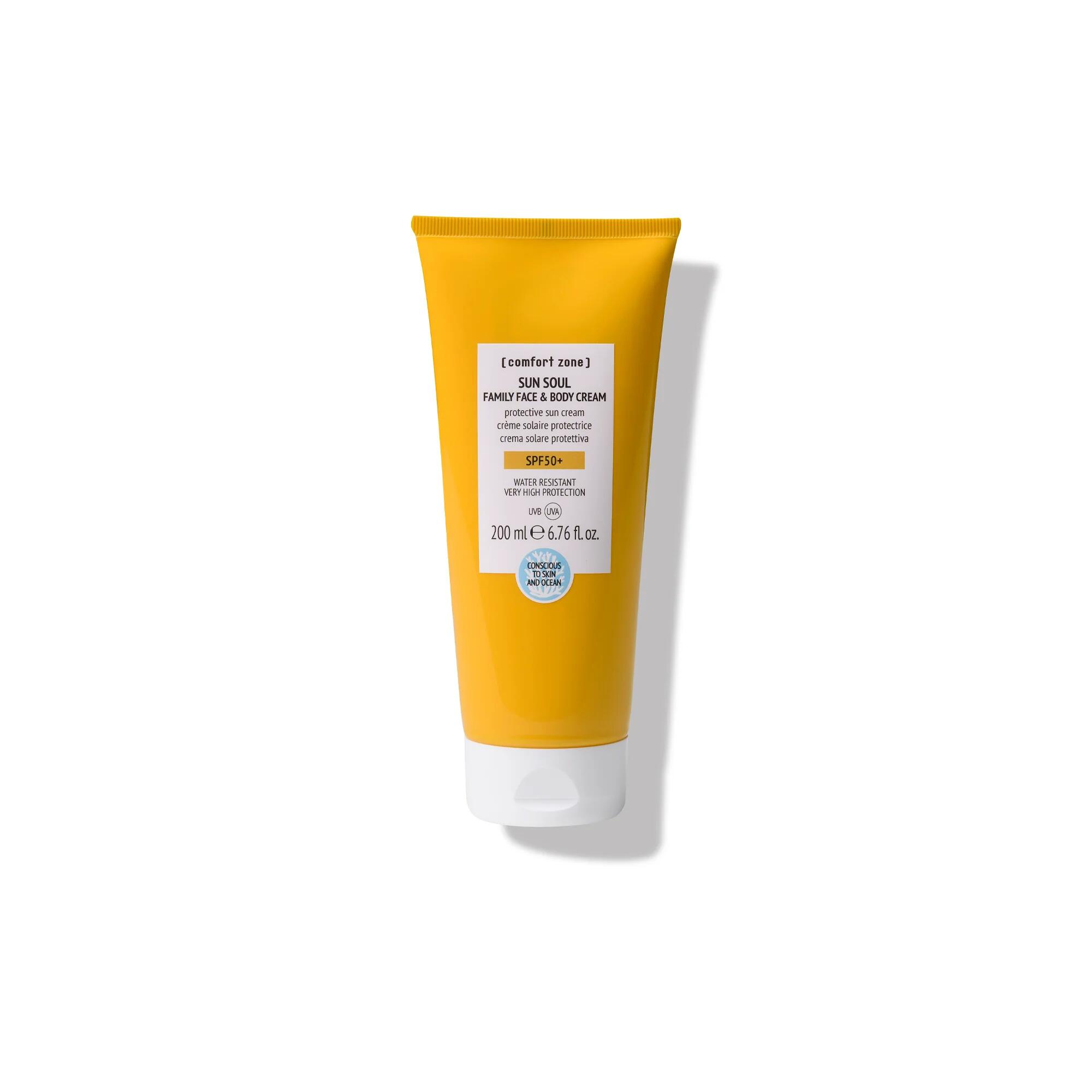COMFORT ZONE | Sun Soul | Crème Visage et Corps Familiale SPF50+