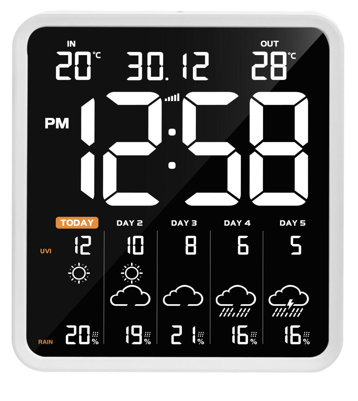 Technoline Wetterstation WD3035 mit Mehrtagesvorhersage inkl. Außensensor TX97