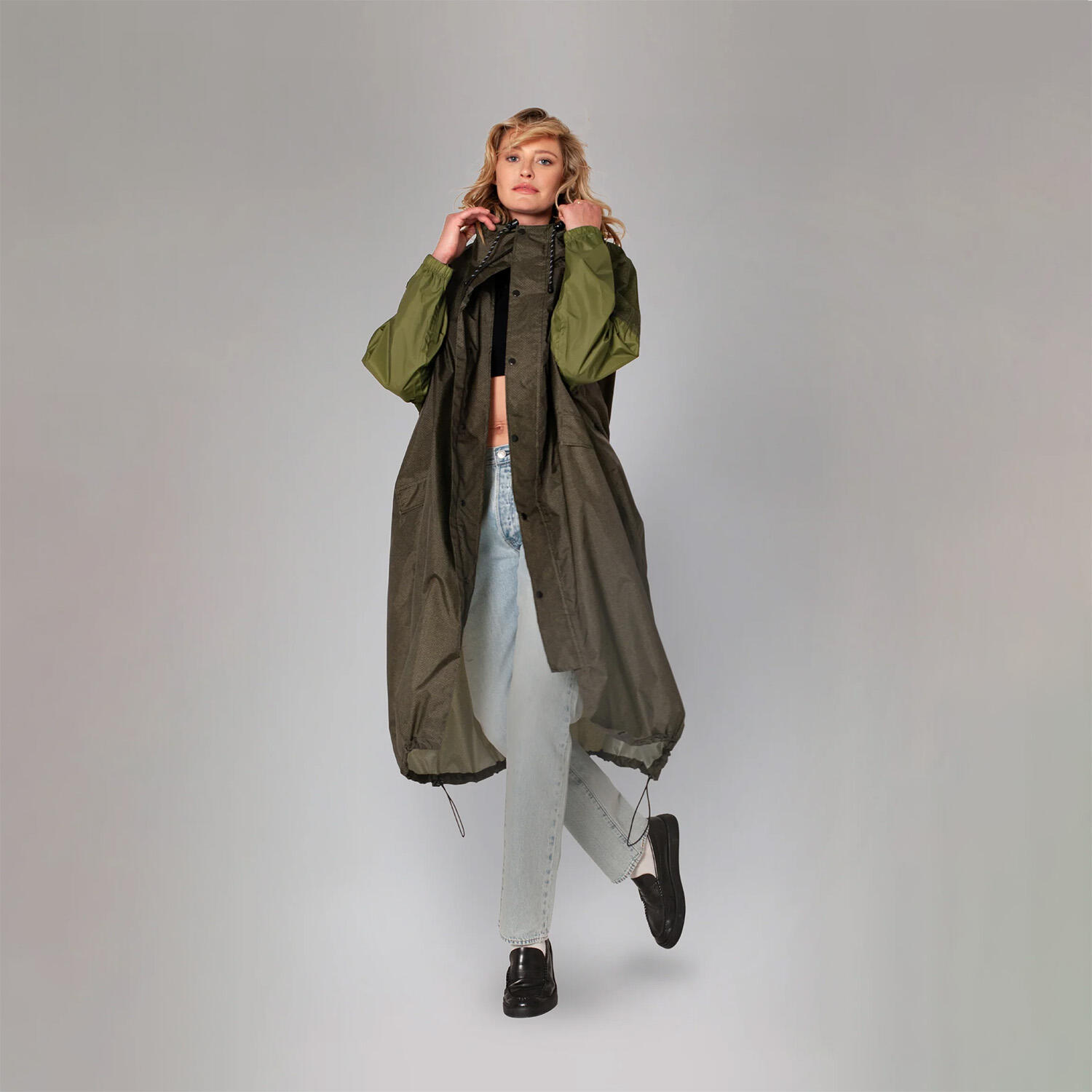 Imperméable Herringbone chez Rainkiss