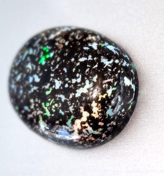 OPAL léopard, Leoparden-Opal cabochon naturel, 11.61ct, 20*15.6