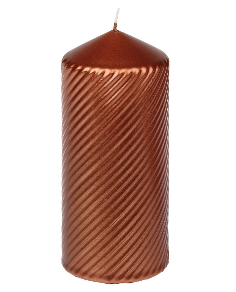 Steinhart pillar candle Brissago Ø 6.6 x 15 cm brown