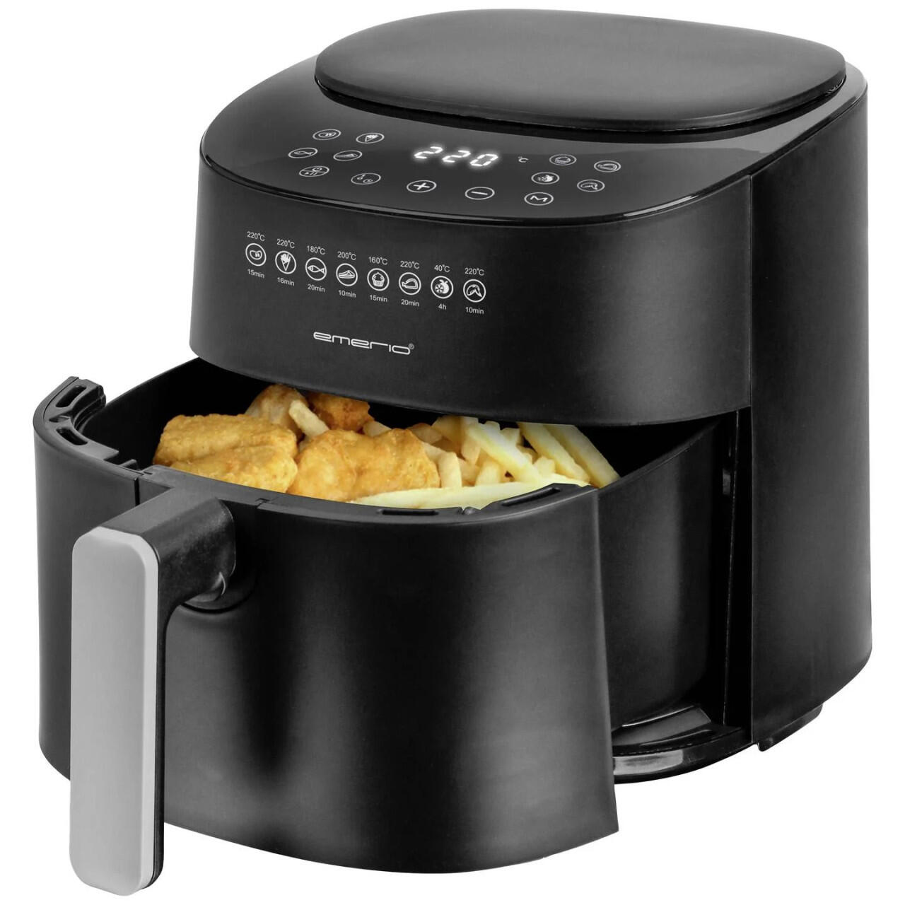 Emerio friteuse à air AF-129369, 1300 W, réservoir de 4,5 L