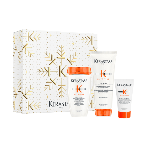 Kerastase Nutritive Trio Geschenkset (Bain Satin, Lait vital, Mini Thermique)