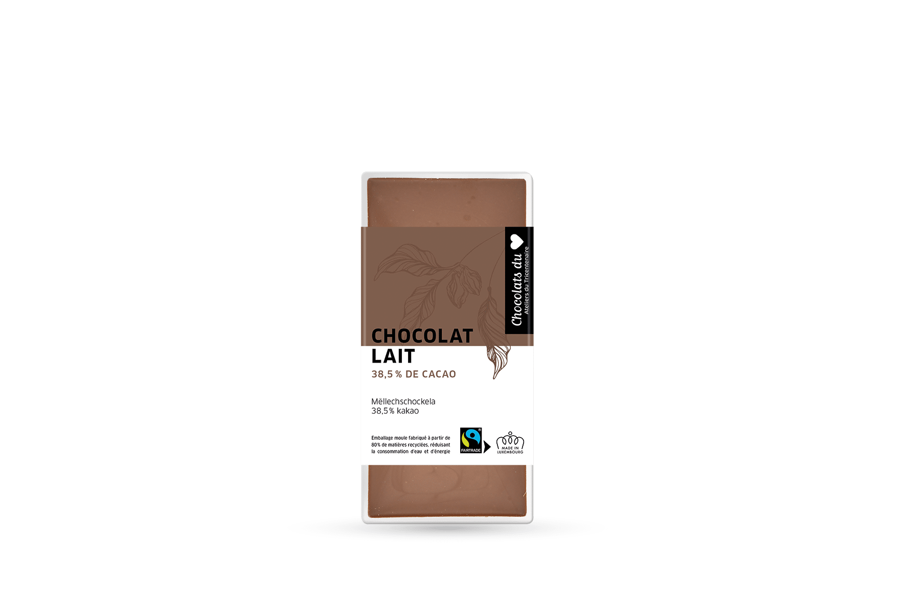 Chocolat au lait Fairtrade 100g