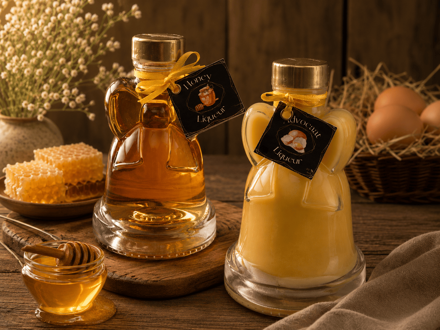 Bell-shaped liqueur bottle 0,2 L