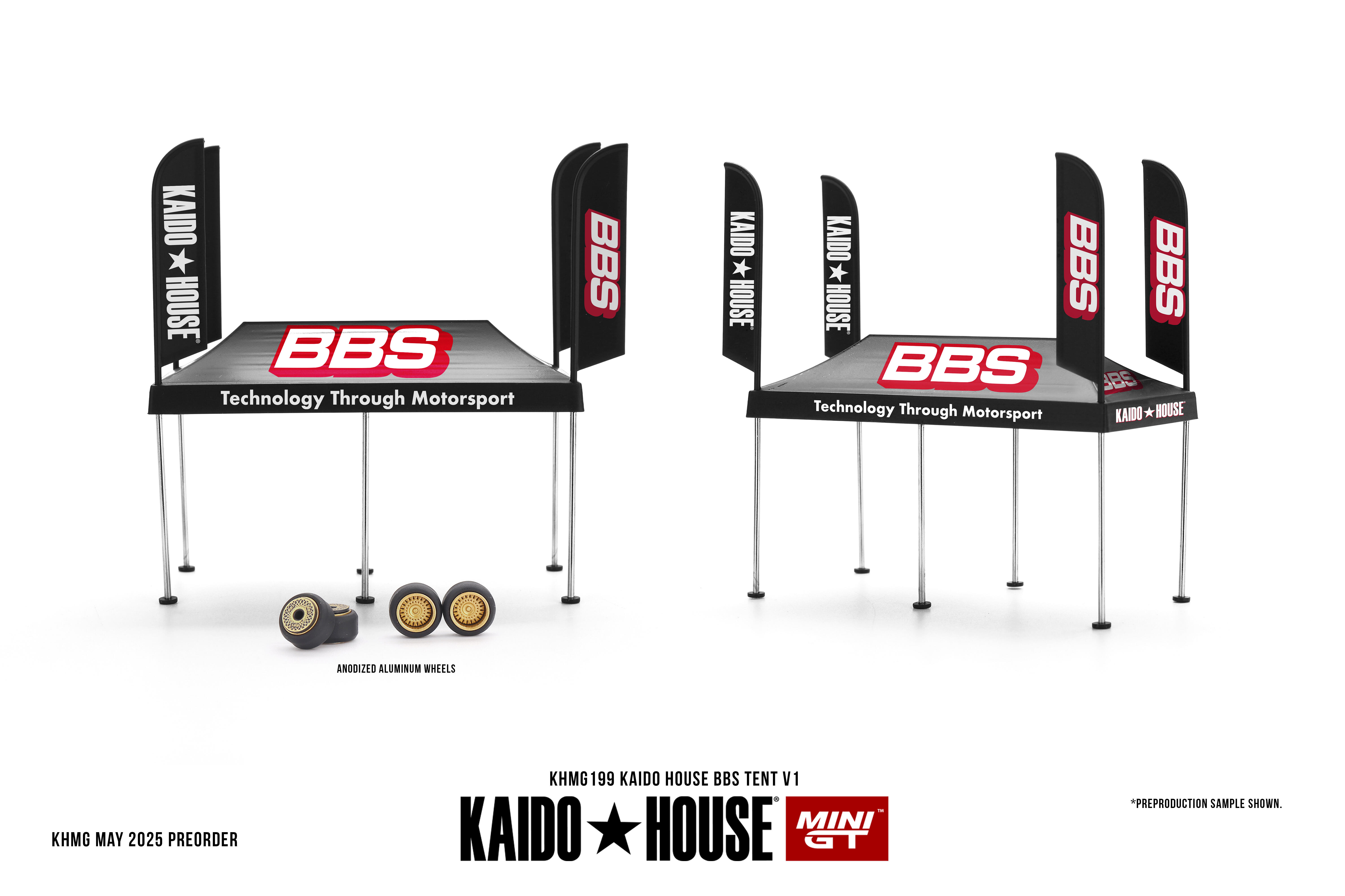 Kaido★House / Mini GT - #KHMG199 - Kaido House BBS Tent V1 - 1/64