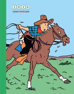 Hergé: Tim & Struppi Agenda 2026 – Small size (W x H): 9.5 x 15 cm, pocket calendar, English/French