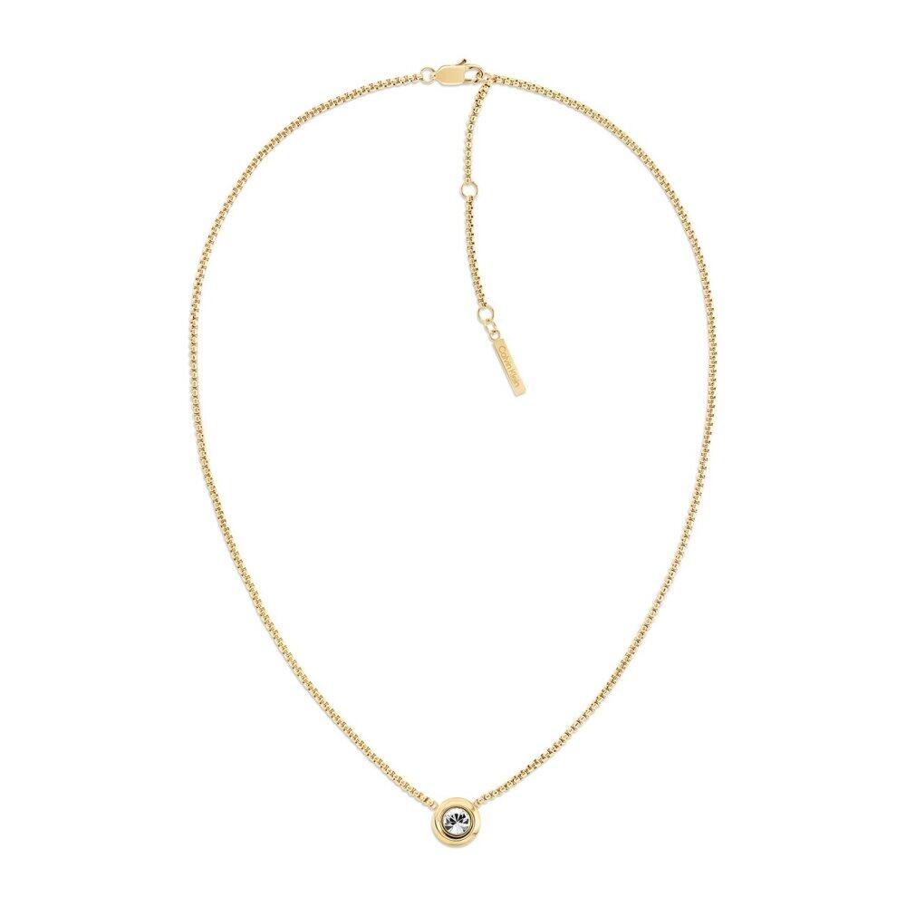 Calvin Klein - 35000770 - collier pour femme - plaqué or jaune - 40+5 cm
