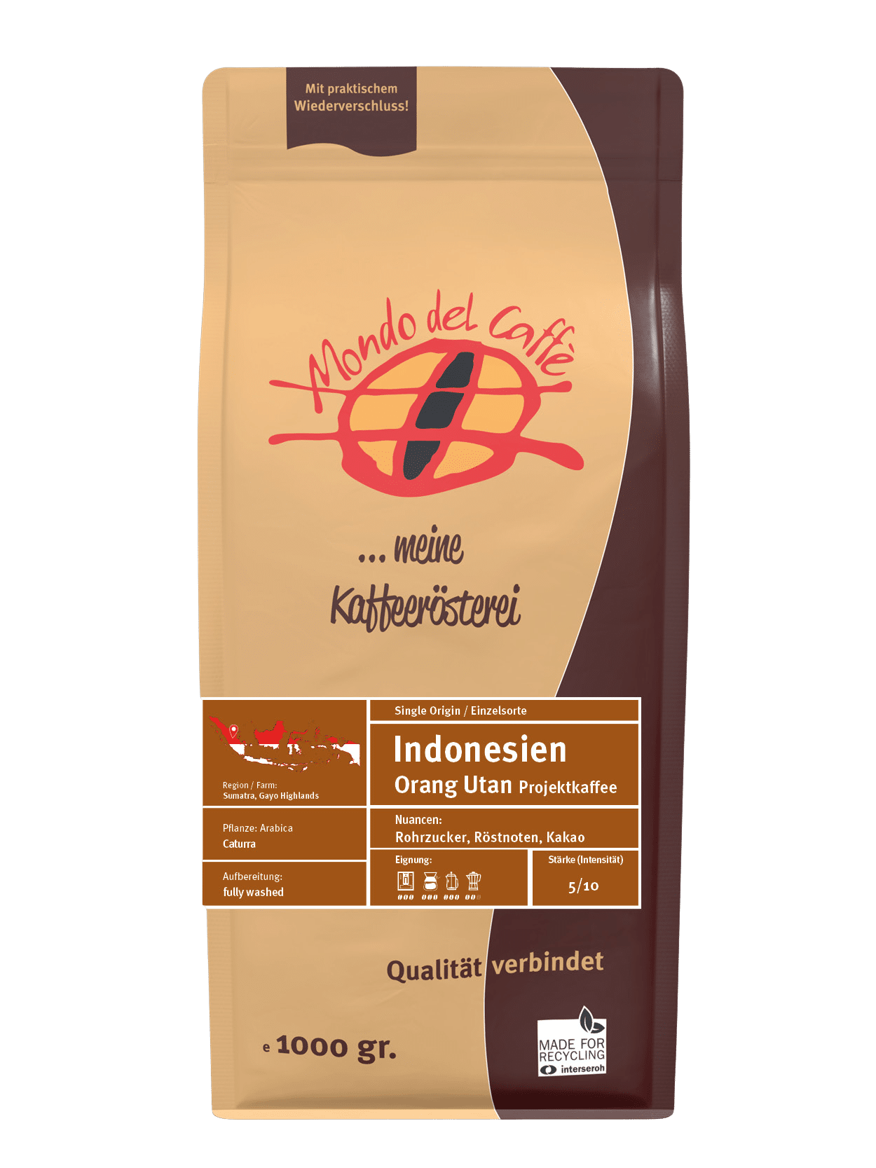 Indonesia Orangutan Project Coffee Sumatra Grade 1