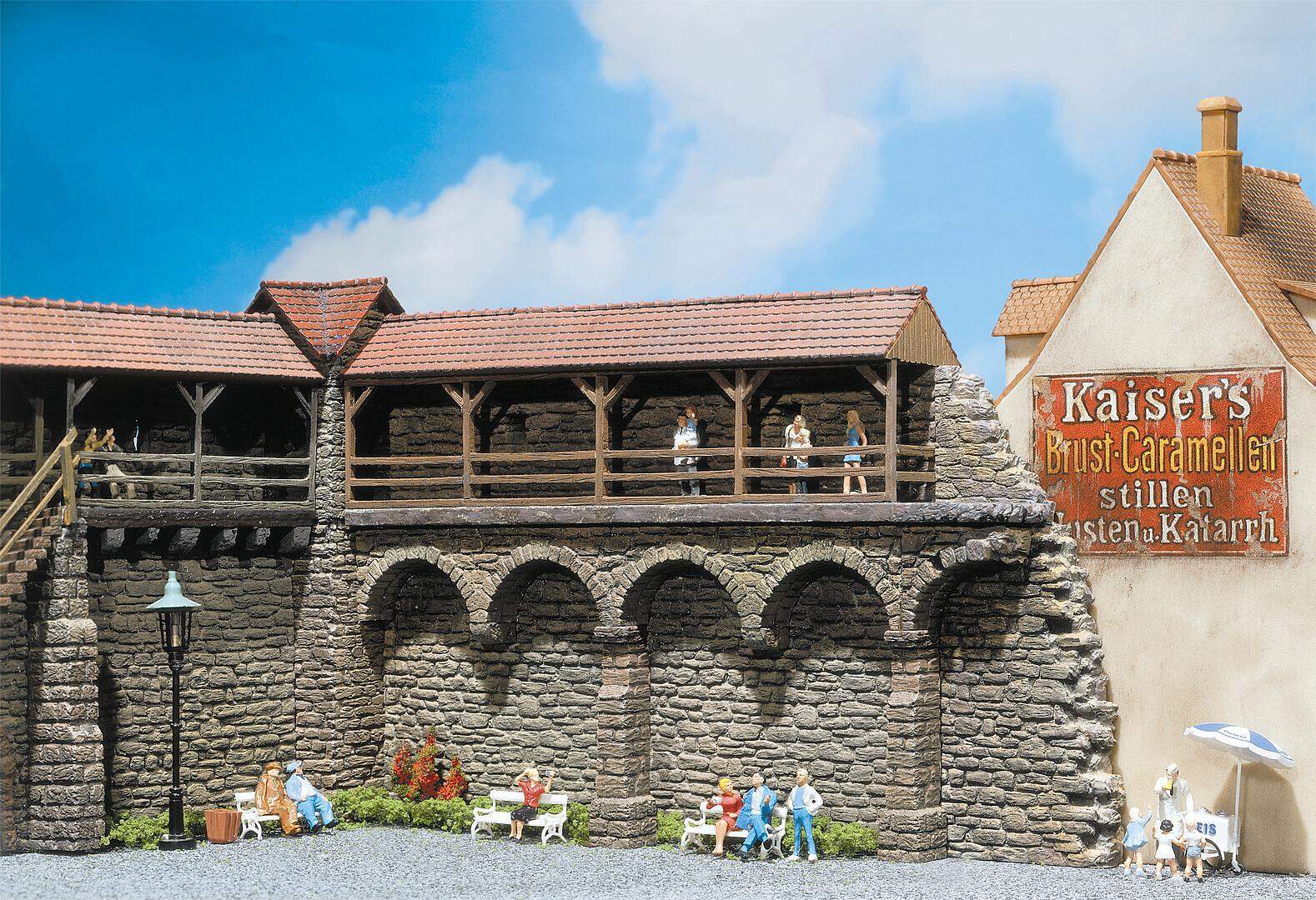 Faller 131012 Mur de quai époque II pour modélisme ferroviaire HO