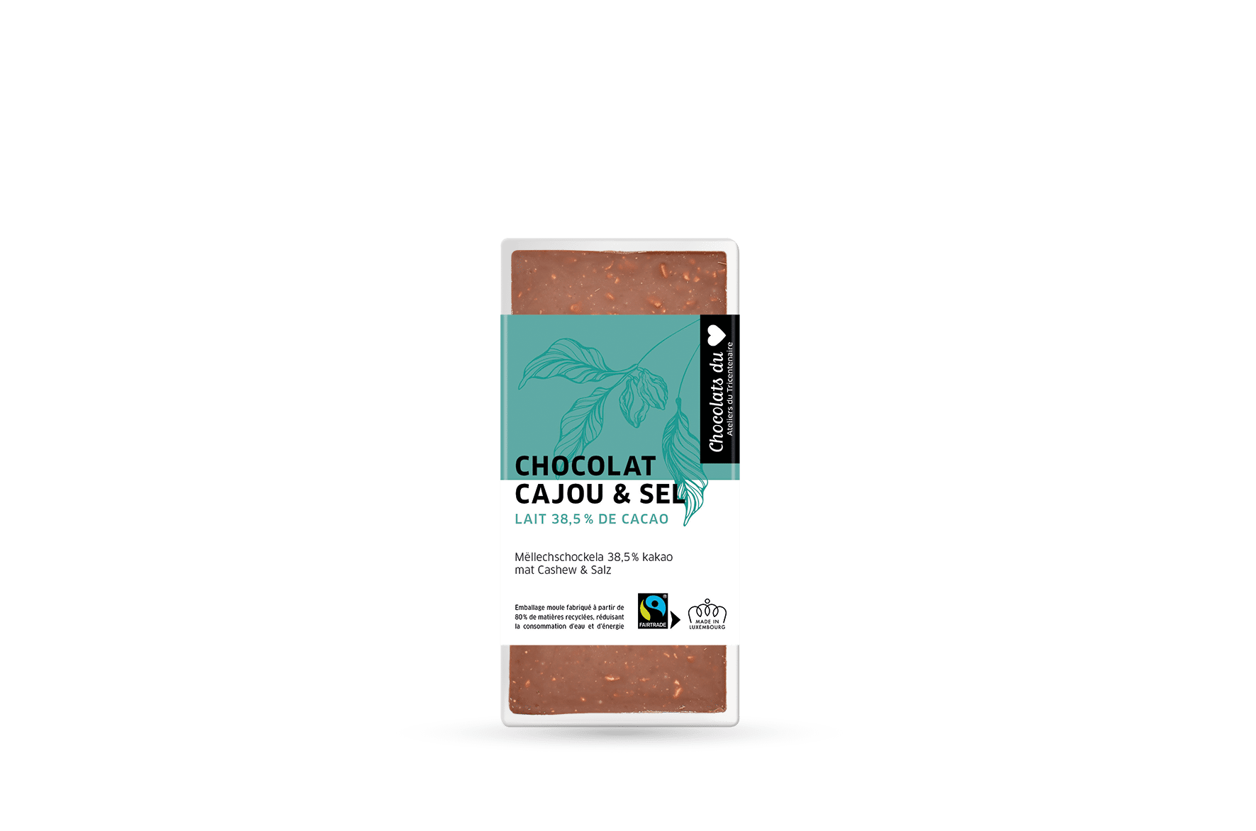 Milk Chocolate Cashew &amp; Salt 100g 