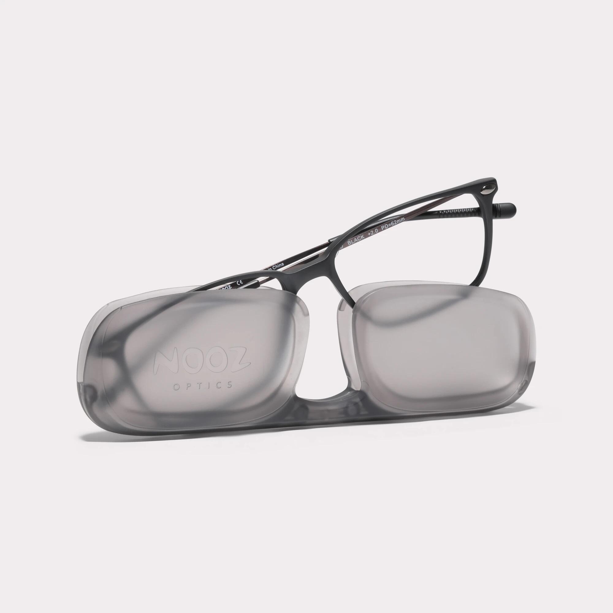 Lunettes de lecture anti-lumière bleue NOOZ Bao Black +2.00