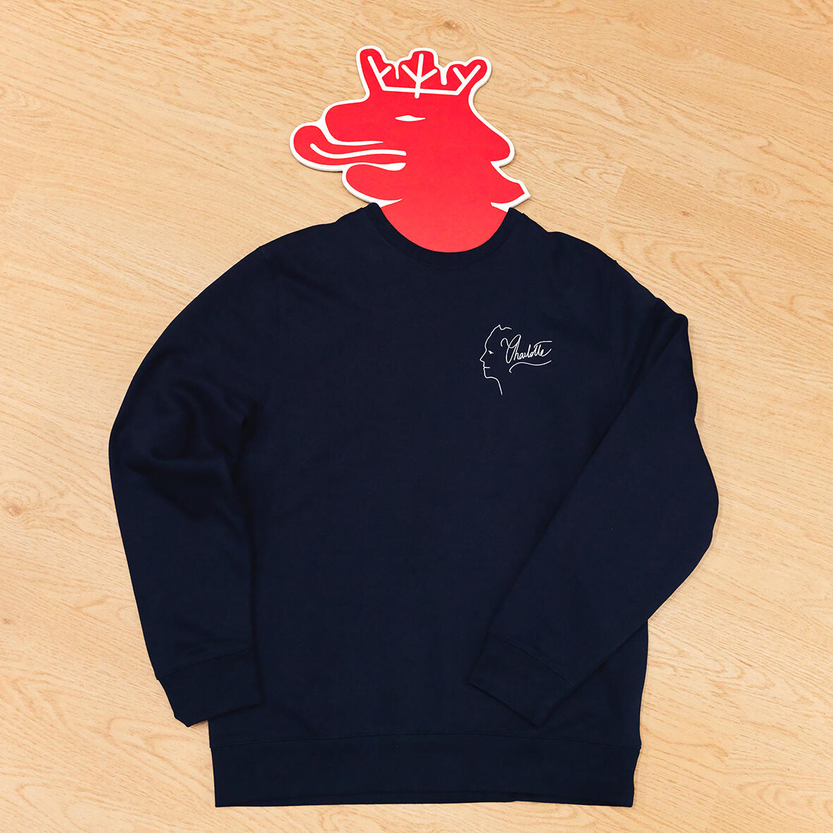 SWEAT NAVY CHARLOTTE